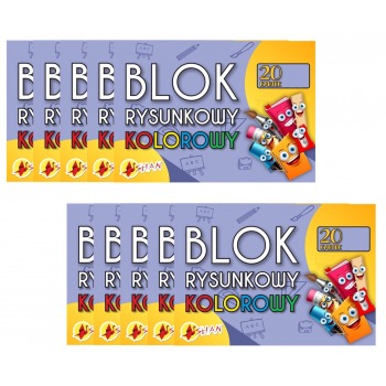 Farbiger Zeichenblock A3,...