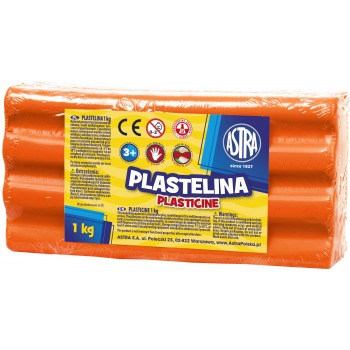 Plasticine 1kg Astra Orange