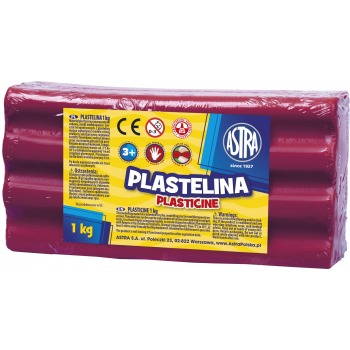 Plastelina 1kg Astra Purpurowa