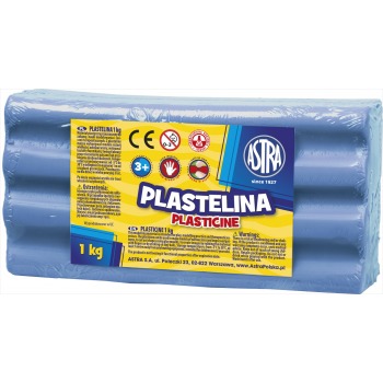 Knetmasse 1kg Astra blau