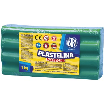 Plastelina 1kg Astra Zielona