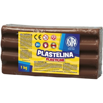 Knetmasse 1kg Astra Braun