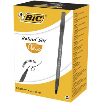 Pen Bic Round Stic 60 pcs...