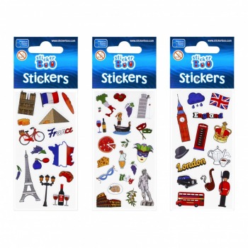 Stickers Travel Europe...
