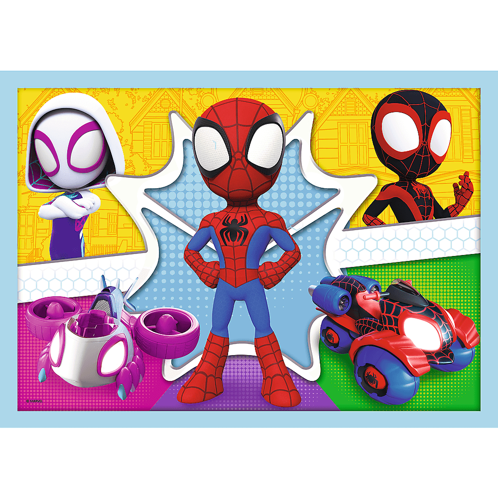 Puzzle 4in1 Heroic Spiderman Trefl 4+