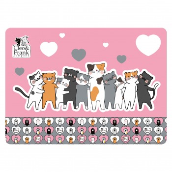 A3 Cartoon Cats Cleo&Frank...