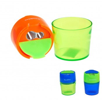 Metal double sharpener with...