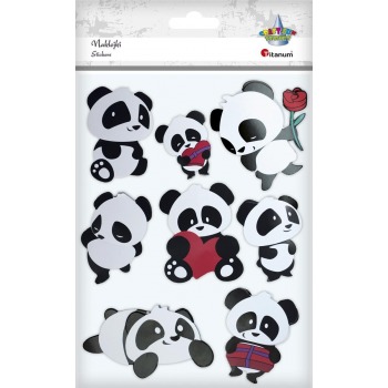 3D Pandy paper stickers 8...