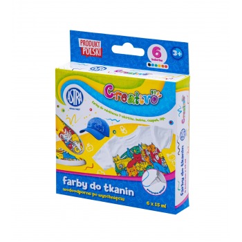 Farby do tkanin zestaw 6 x...