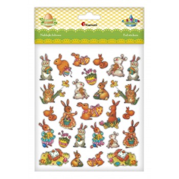 Osterhasen Folienaufkleber...