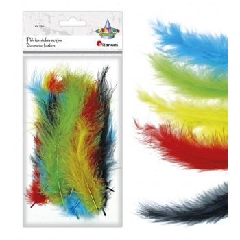 Dekofedern Mix Farben 20...