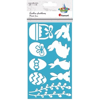 Plastic template Easter...