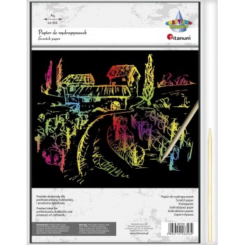 Scratch paper A4 10 pcs...