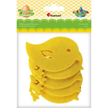 Felt decoration Chickens 5...