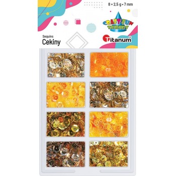 Pailletten Mix gelb-gold...