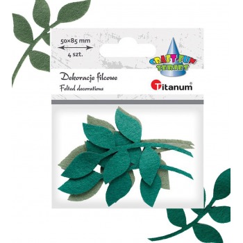Felt decorations leaves...