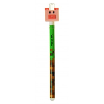 Erasable pen with figurine...