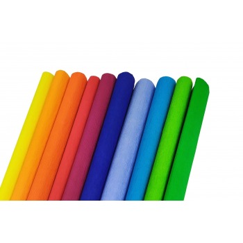 Crepe paper, mix of colors...
