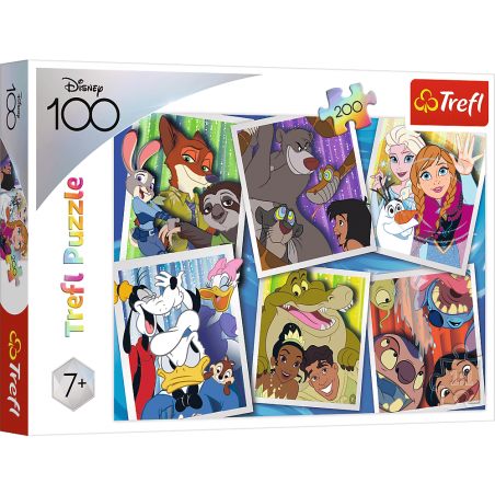 Puzzle 200 Disney Heroes Trefl 7+