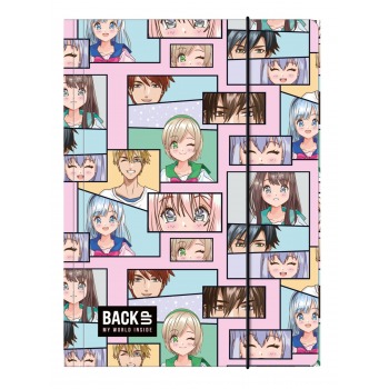 A4 Manga BackUp Gummibandmappe
