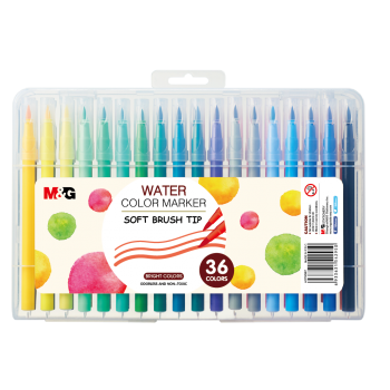 Brush pens 36 colors M&G
