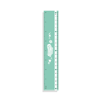 Plastiklineal 20 cm Pastell...