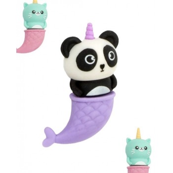 Scented cat/panda eraser Kidea