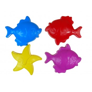 Sand molds 4 pcs Mondo