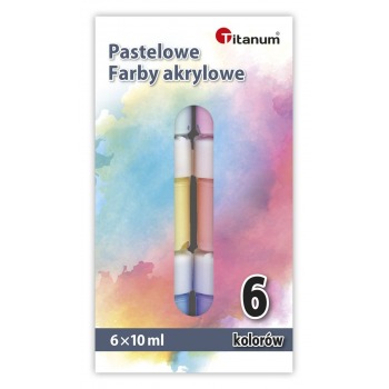 Farby akrylowe pastelowe 6k...