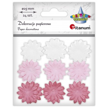 Paper flower decorations...