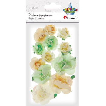 Papierdekorationen Blumen...