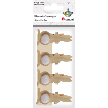 Holzhasen-Wäscheklammern...