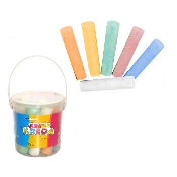 Color chalk JUMBO 12 pcs in...