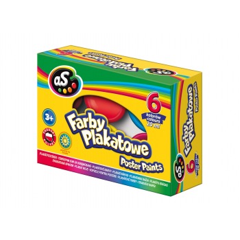 Farby plakatowe 6 kolorów...
