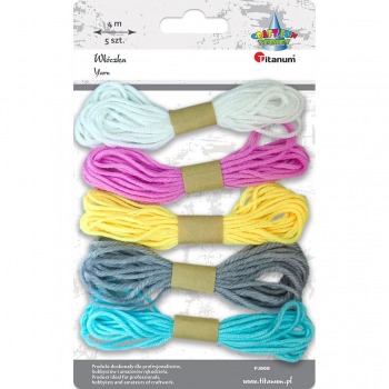 Twine 5 colors Pastel x 4m...
