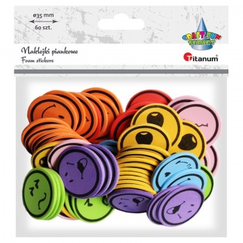 Foam stickers Smileys 60...