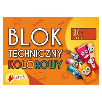 Blok techniczny kolorowy