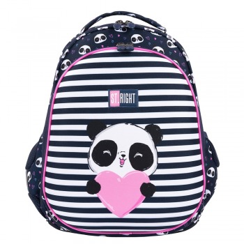 Schultasche Panda Hearts...