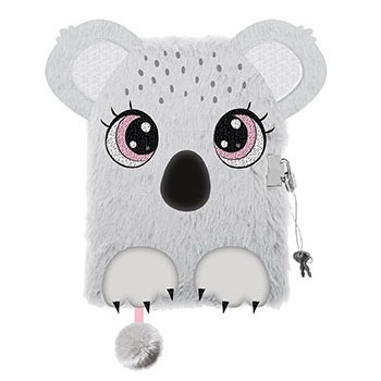 Diary with padlock hairy A5...