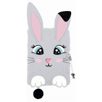 Diary with padlock hairy A5...