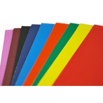 Corrugated cardboard 10 colors