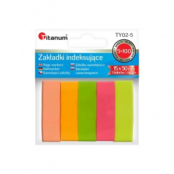 Indexing tabs 5k 15x50mm...