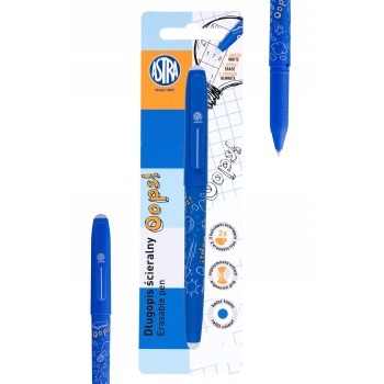 Oops löschbarer Stift blau...