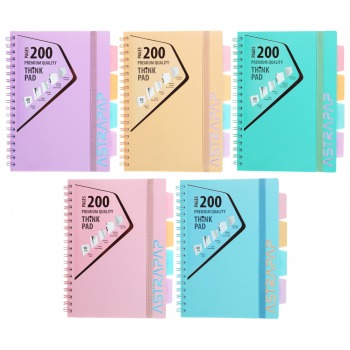 Notebook with tabs B5 100k...