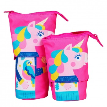 Sliding sachet pencil case...