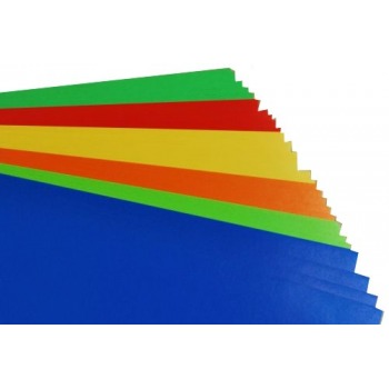 Colored self-adhesive paper...