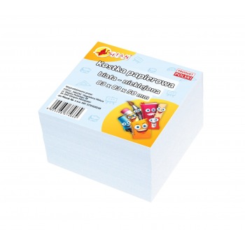 Paper cube white unglued...