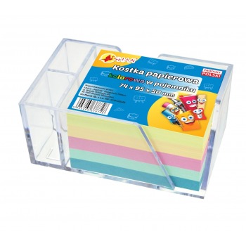 Color paper cube in...