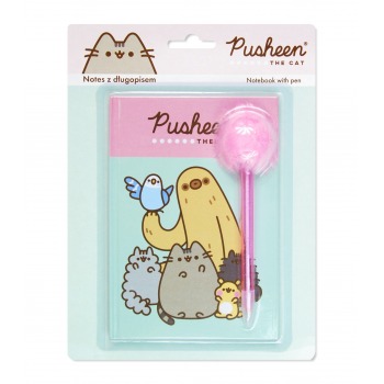 Notes z długopisem 40k Pusheen