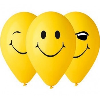 Smiles Premium Ballons gelb...